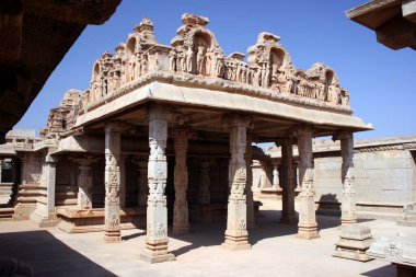 Hajara Rama Ana Tapınağı, Hampi Vijayanagar kalıntıları, Karnataka, Hindistan