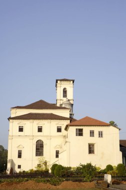 Assisi 'li Aziz Francis Kilisesi' nin Arka Manzarası M.S. 1521 'de inşa edildi, UNESCO Dünya Mirası Alanı, Eski Goa, Velha Goa, Hindistan