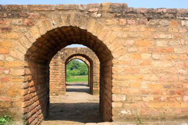 Budist sitesi, Kaushambi Allahabad 'dan 60 km uzakta, Uttar Pradesh, Hindistan 