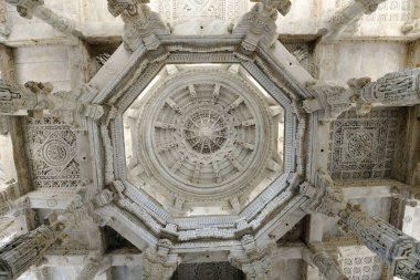 Adinath Jain Tapınağı Ranakpur Rajasthan Hindistan Asya Haziran 2010