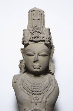 Vishnu 'ya yakın, M.S 10. yüzyıl, Vaishnav tarikatı, Kalchurian dönemi Jabalpur, Madhya Pradesh, Hindistan' da bulundu. 