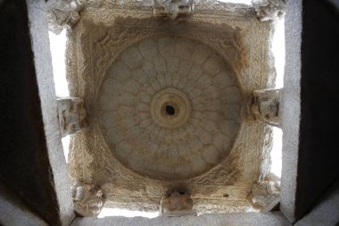 Tavan, Ramchandra Tapınağı, Hazara Rama, Hampi, Vijayanagara, Deccan Platosu, Taluka Hastanesi, Bellary Bölgesi, Devlet Karnataka, Hindistan 
