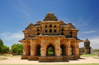 Lotus Mahal, Hampi, Vijayanagar, Dist Bellary, Karnataka, Hindistan UNESCO Dünya Mirası