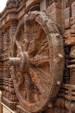 Güneş Tapınağı, Orissa, Hindistan Unesco Dünya Mirası 'nda Tanrı Güneşi' nin Savaş Arabası