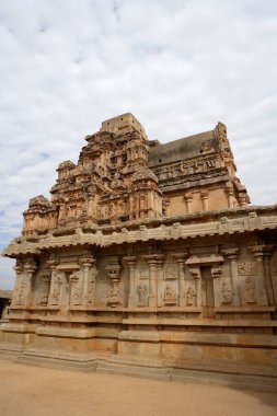 Ramchandra Tapınağı, Hazara Rama, Hampi, Vijayanagar, UNESCO Dünya Mirası alanı, Deccan Platosu, Taluka Hastanesi, Bellary Bölgesi, Karnataka, Hindistan