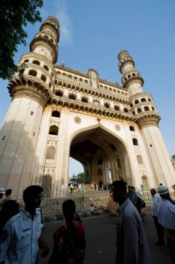 Büyüleyici cami Haydarabad Andhra Pradesh Hindistan 