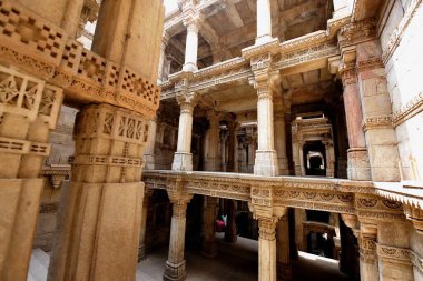 İyi adımlar Adalaj Vav Ahmedabad Gandi Nagar Gujarat Hindistan Asya
