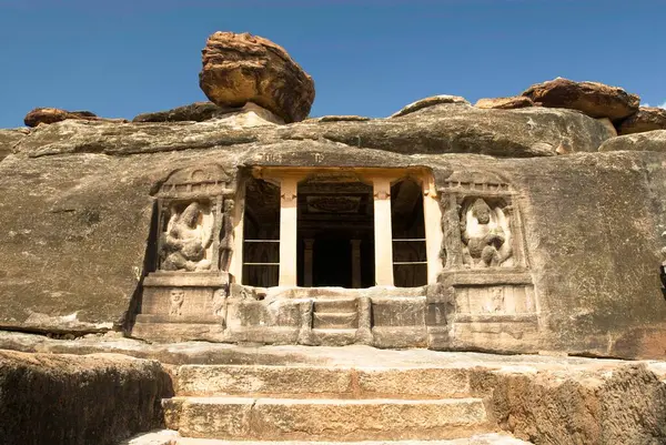 Stock image Ravanaphadi cave temple in Aihole , Karnataka , India