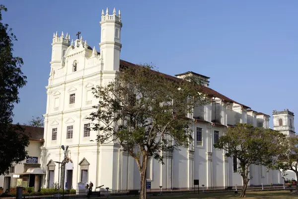 stock image Church Of St. Francis Of Assisi built in 1521 A.D., UNESCO World Heritage Site , Old Goa , Velha Goa , India