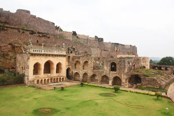 stock image Golconda fort Hyderabad Andhra Pradesh India Asia