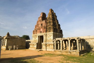 16. yüzyılda Vithala Tapınağı, Hampi, Karnataka, Hindistan