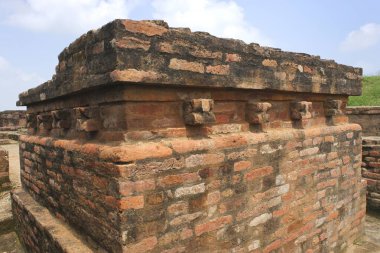 Budist sitesi, Kaushambi Allahabad 'dan 60 km uzakta, Uttar Pradesh, Hindistan 