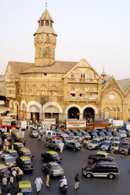 Mahatma Jyotiba Phule Crawford market old building at Bombay Mumbai, Maharashtra, India   clipart