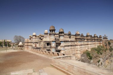 Mimarlık mirası Gwalior Kalesi, Madhya Pradesh, Hindistan