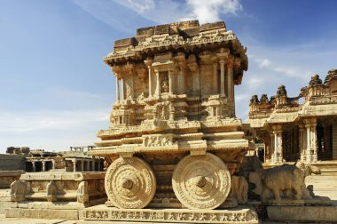 Shri Vijaya Vitthala Tapınağı, 15. yüzyıl, Hampi, Vijayanagar, Dist Bellary, Karnataka, Hindistan UNESCO Dünya Mirası