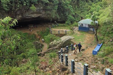 Mawsynram mağarası, Cherrapunji, Meghalaya, Hindistan