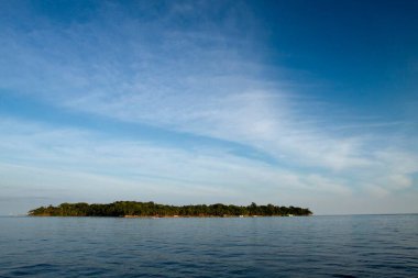 Port Blair Andaman Adaları yakınlarındaki Ross Adası Hindistan