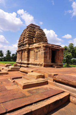 Kadasiddhwsvara Tapınağı Pattadakal Badami Karnataka Hindistan Asya Ekim 2010