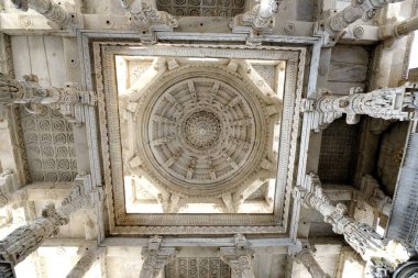 Adinath Jain Tapınağı Ranakpur Rajasthan Hindistan Asya Haziran 2010