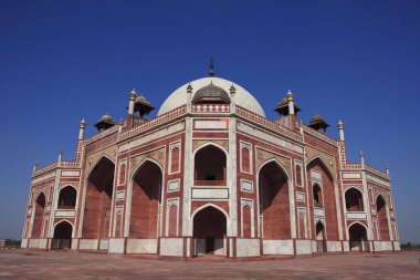 Humayunların mezarı 1570 'te inşa edildi, Delhi, Hindistan UNESCO Dünya Mirası Alanı