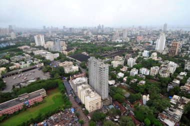 Wadala deposu ve Ambedkar Koleji, Dadar, Bombay Mumbai, Maharashtra, Hindistan 