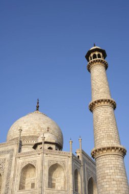 Tac Mahal 'in Dünya Harikaları, Agra, Uttar Pradesh, Hindistan UNESCO Dünya Mirası Bölgesi