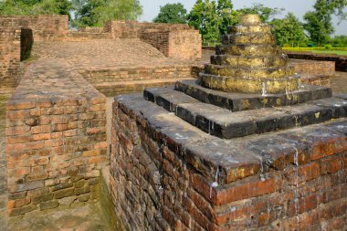 Buddhist Site, Sravasti, Uttar Pradesh, India. clipart