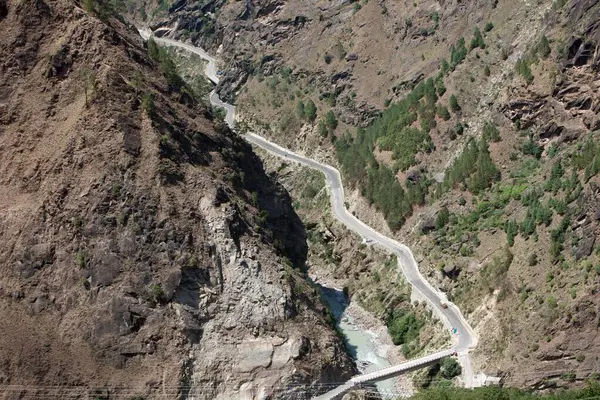 Joshimath Uttarakhand Hindistan Asya 'da yollar 