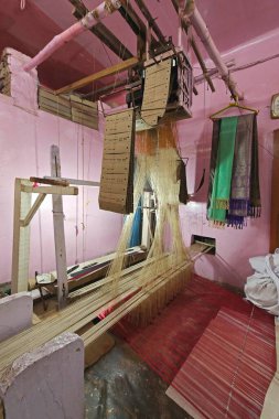 El dokuma, Bhuj, Kutch, Gujarat, Hindistan