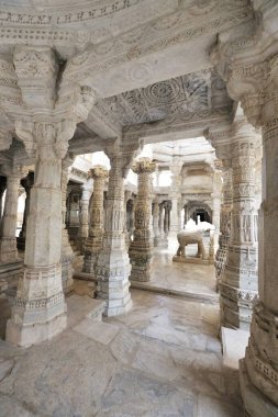 Adinath Jain Tapınağı Ranakpur Rajasthan Hindistan Asya Haziran 2010