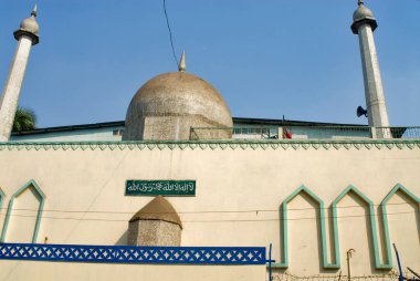 Gündüz manzaralı Mescid, Dhaka, Bangladeş 