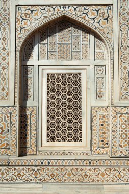 Mimarlık mirası Edmat doulas mezarı, Agra, Uttar Pradesh, Hindistan 