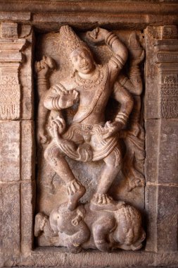 Virupaksha Tapınağı, Shiva, Pattadakal, UNESCO Dünya Mirası Alanı, M.S. 800 yılında inşa edilmiş, Bagalkot, Karnataka, Hindistan
