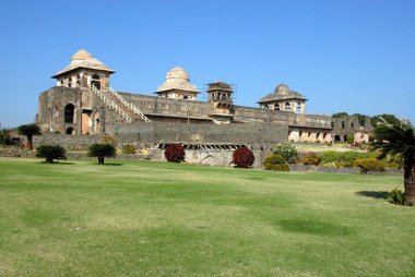 Jahaz Mahal, Mandu, Dhar Bölgesi, Madhya Pradesh, Hindistan 