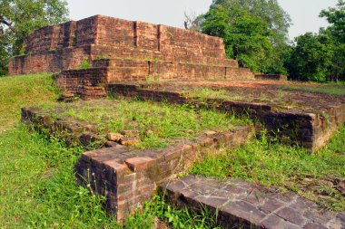 Buddhist Site, Sravasti, Uttar Pradesh, India  clipart