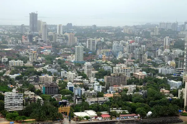 stock image aerial view of shivaji park and prabhadevi, Bombay Mumbai, Maharashtra, India 