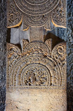 Ajanta, Maharashtra Hindistan 'ı mağaraya çevirdi.