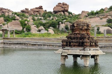 Puahkarani Hampi Karnataka Hindistan Asya Ekim 2010