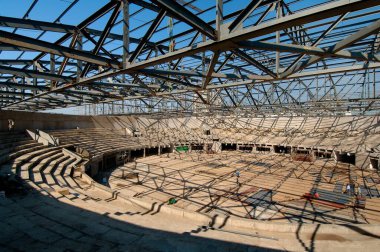 Stadyumun çatısı, Bombay, Mumbai, Maharashtra, Hindistan 