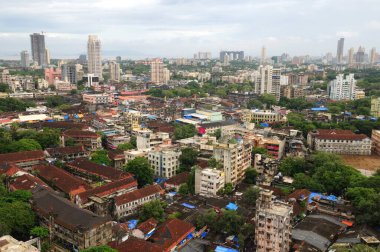 Dadar, Bombay Mumbai, Maharashtra, Hindistan hava manzarası 