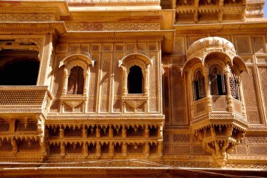 Rajasthan Hindistan 'daki Jaisalmer Kalesi 