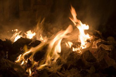 Doğanın beş elementi ateş, Koçin şimdi Kochi, Kerala, Hindistan