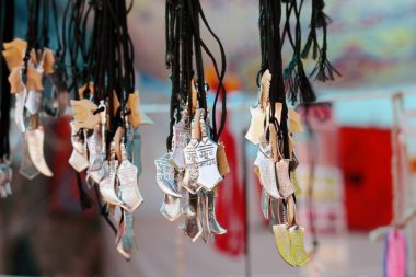 Nanded Gurudwara Maharashtra Hindistan dışında Sikizm 'i temsil eden hediye eşyalar. 