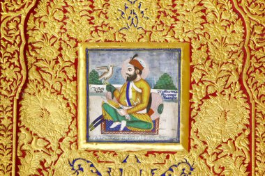 Sikhism Gurudwara Altın Kaplama Duvar Nanded Maharashtra Hindistan