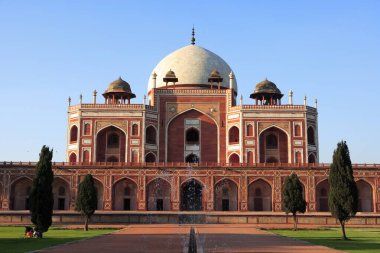 Humayunların mezarı 1570 'te inşa edildi, Delhi, Hindistan UNESCO Dünya Mirası Alanı