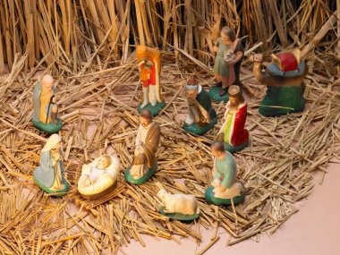 İsa 'nın doğum sahnesinin doğuşu ve yeniden canlandırılması 