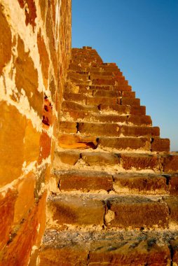 Lakhpath Kalesi, Kutch, Gujarat, Hindistan 'a kadar. 