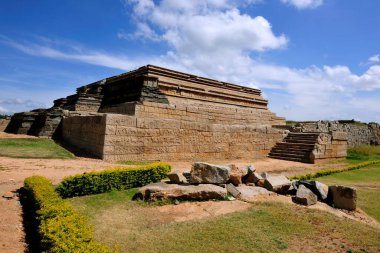 Mahanavami Dibba Hampi Karnataka Hindistan Asya Ekim 2010