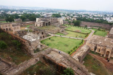 Golconda Kalesi Hyderabad Andhra Pradesh Hindistan Asya