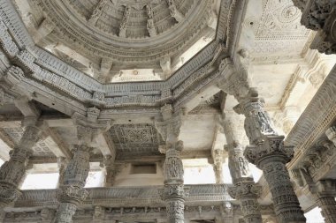 Adinath Jain Tapınağı Ranakpur Rajasthan Hindistan Asya Haziran 2010